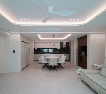 동탄 주방 인테리어 시공 — 세련된 카페 스타일